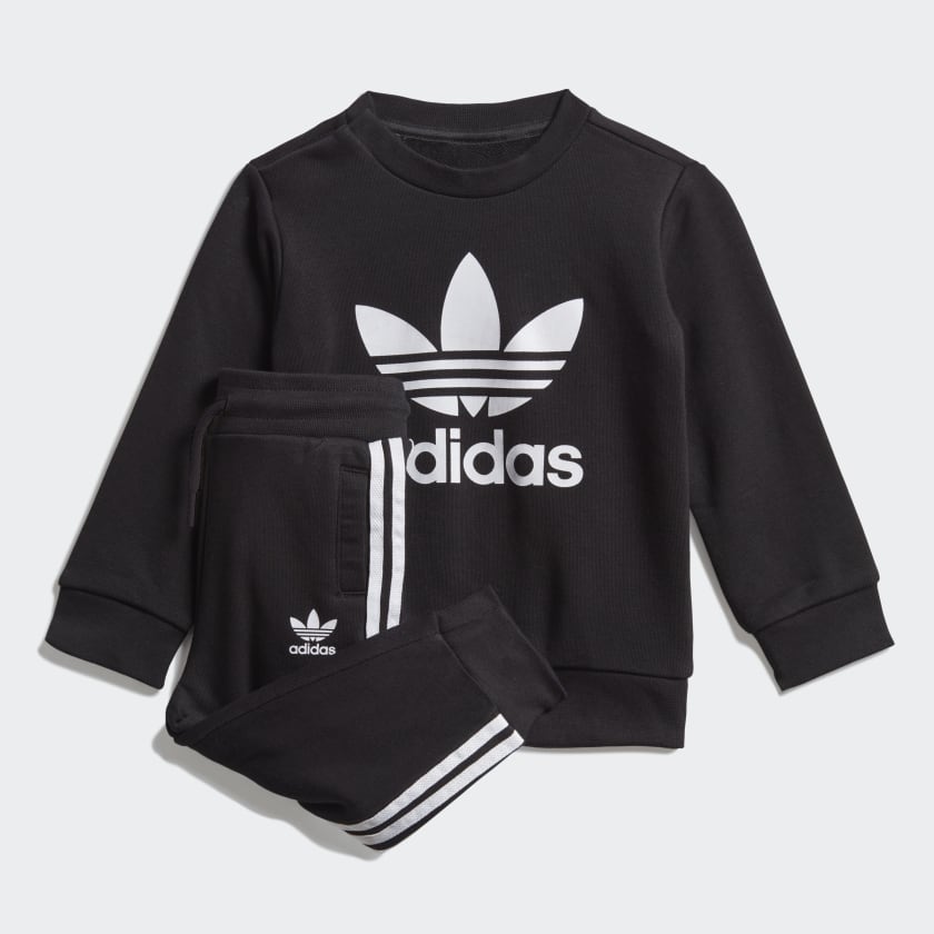 adidas Crew Sweatshirt Set - Black | Kids' Lifestyle | adidas US