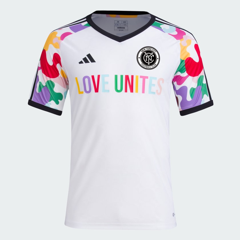 adidas New York City FC Pride Pre-Match Jersey - White