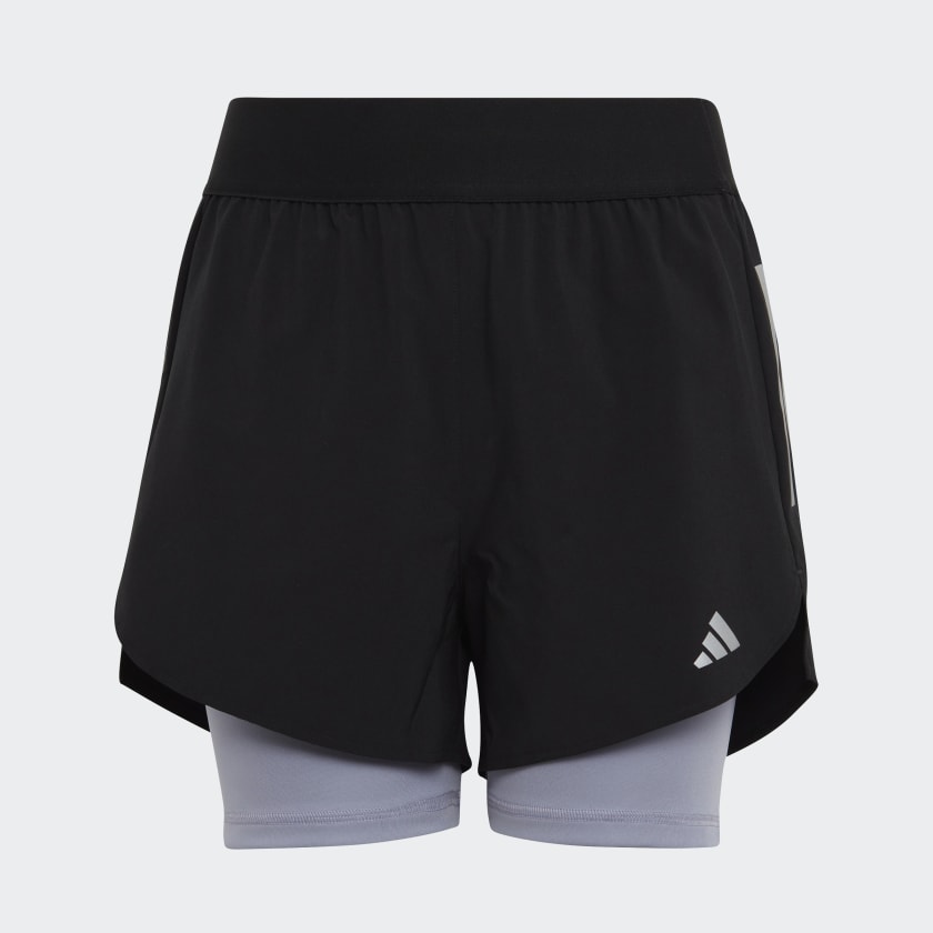adidas Two-in-One AEROREADY Woven Shorts - Schwarz | adidas Deutschland