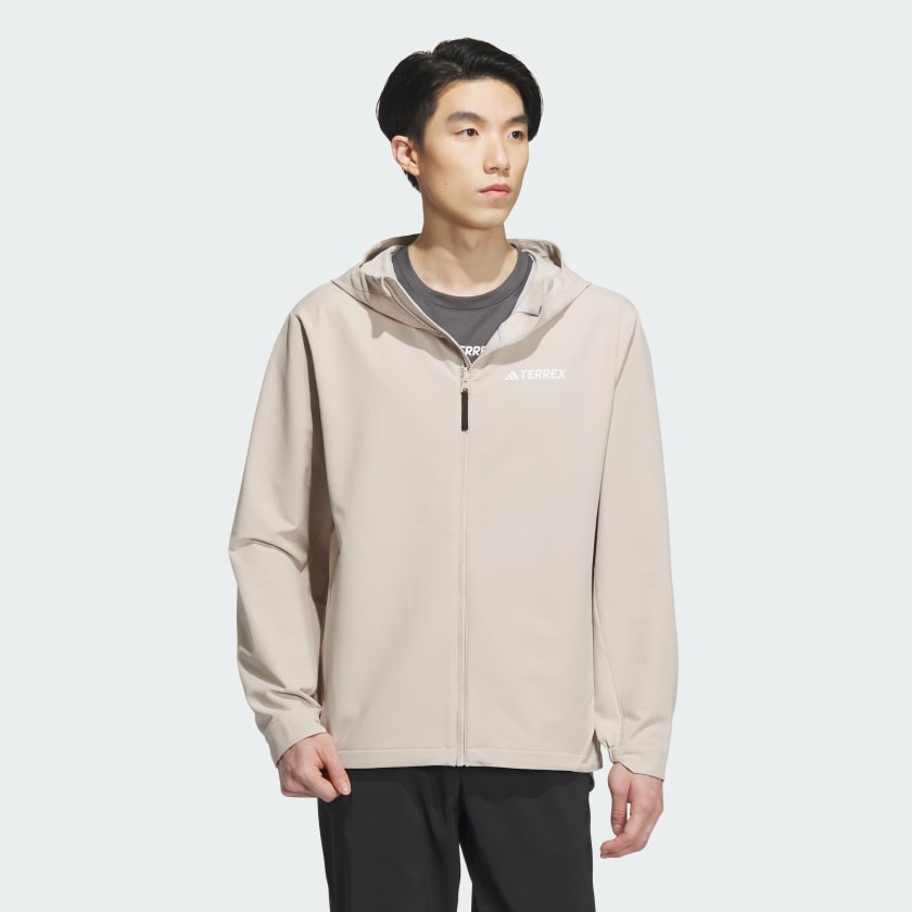 Adidas men's softshell golf outlet jacket