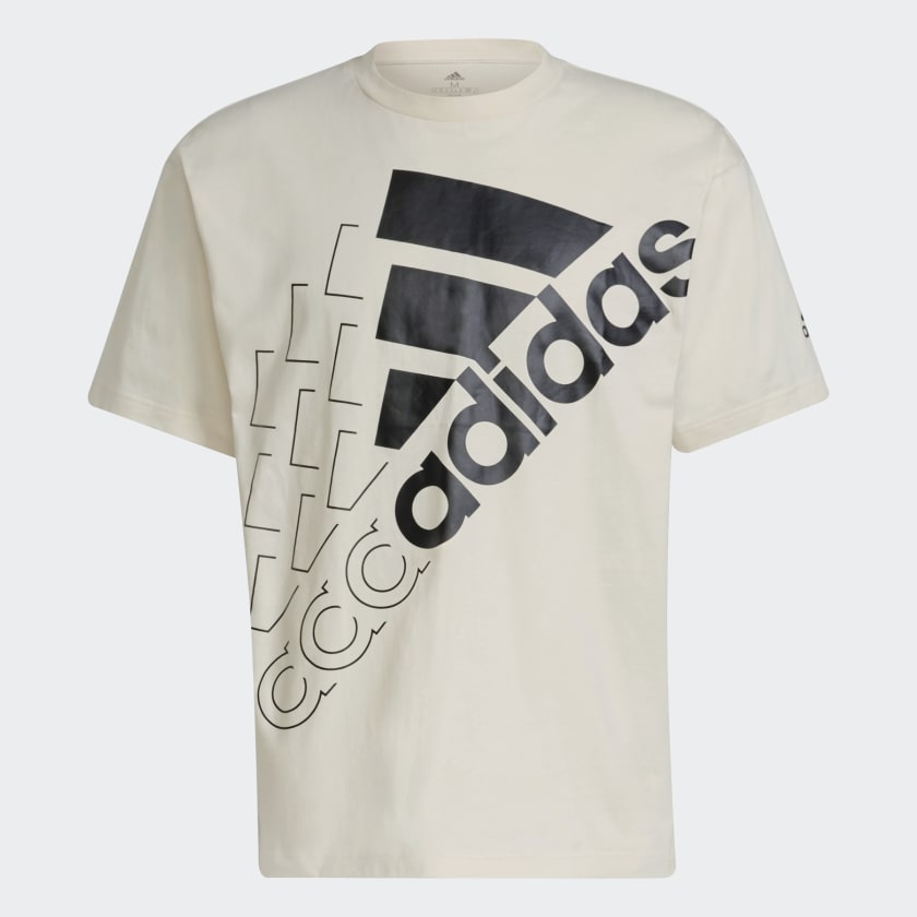★adidas★ Dog Plain Tee Gender Neutral JD2831 adidas Dog Sock Patch Graphic Tee - White | Free Shipping