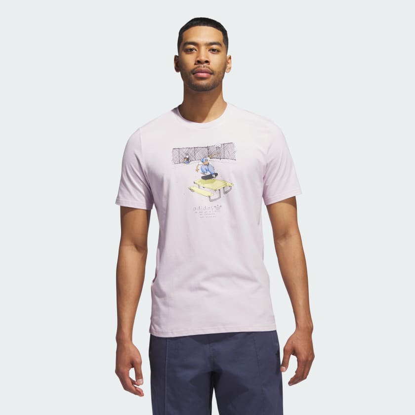 Camiseta Henry Jones Los Angeles Rosa adidas adidas Brasil