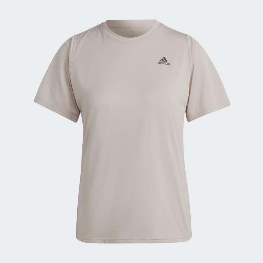 adidas RUN ICON 3 BAR TEE Brown adidas Thailand