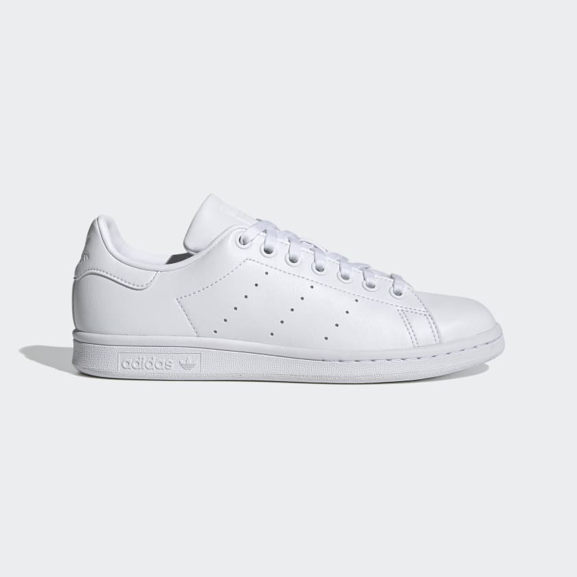 Adidas Originals Stan Smith White Women's Shoes, White/Black, Size: 7