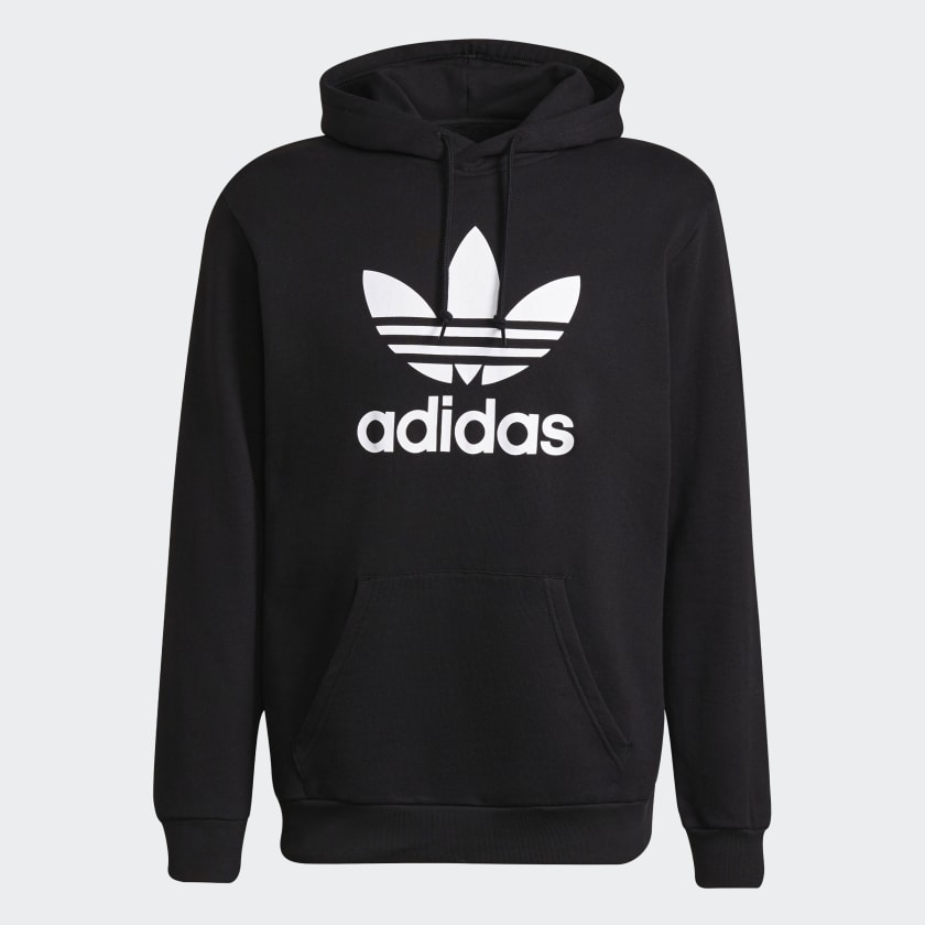 adidas Sudadera con Gorro Adicolor Classics Trifolio Negro adidas Mexico