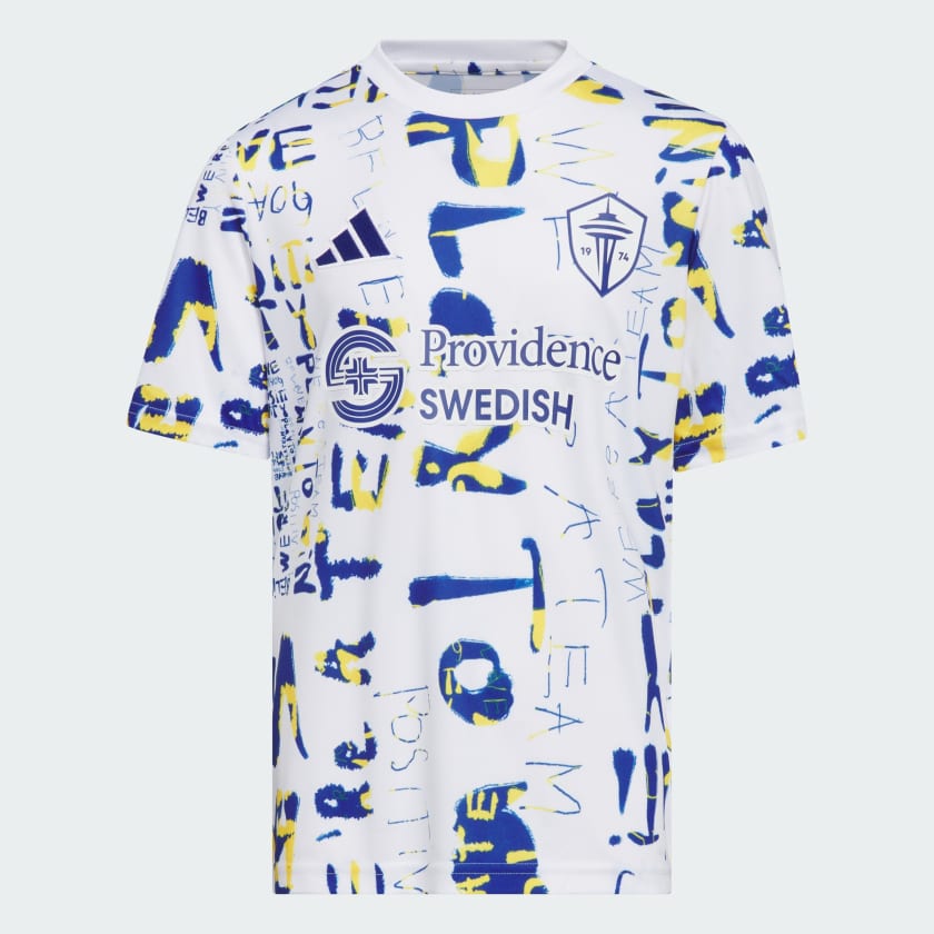 adidas Seattle Sounders FC MLS Kick Childhood Cancer Pre adidas Seattle Sounders FC MLS Kick Childhood Cancer Pre