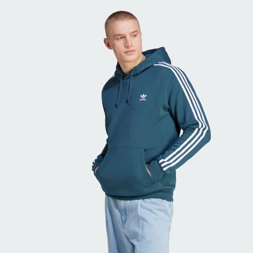 adidas Adicolor Classics 3-Stripes Hoodie - Turquoise | Men\'s Lifestyle |  adidas US | Sweatshirts
