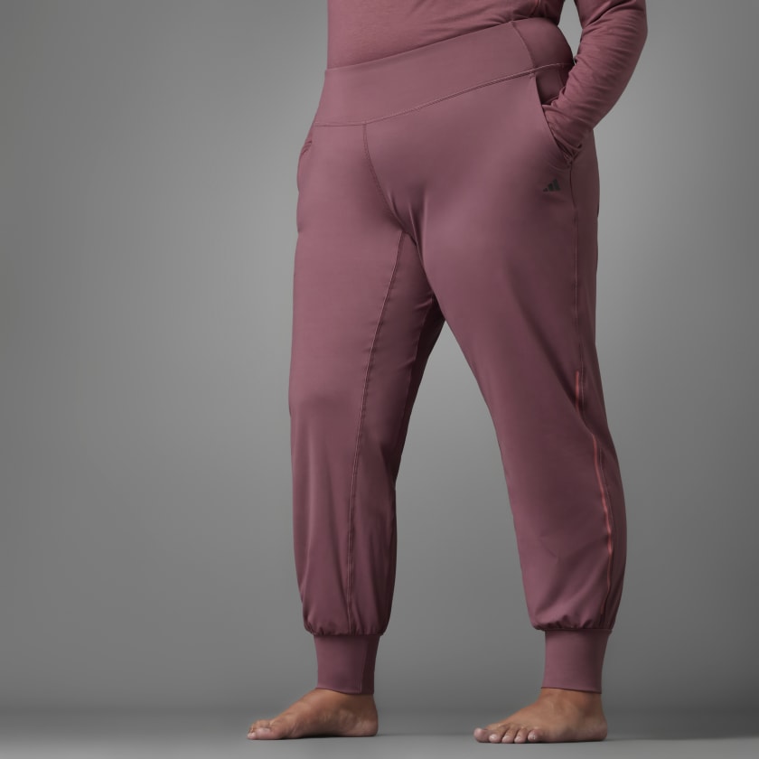 Authentic Balance Yoga Pants (Plus Size) - Burgundy