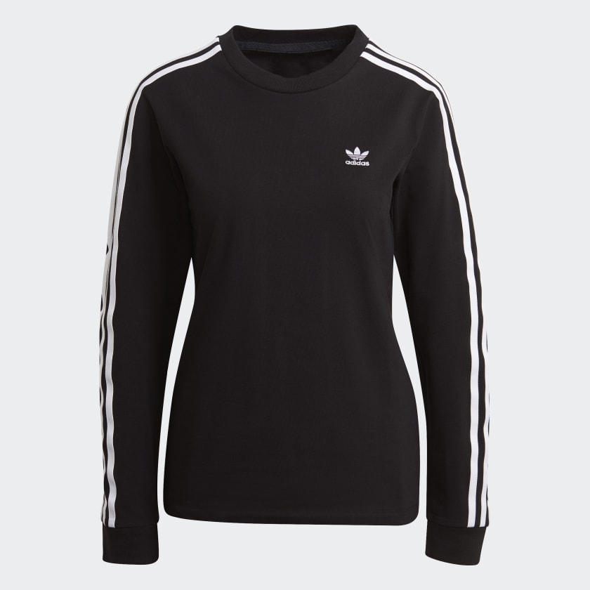 adidas Adicolor Classics Long Sleeve Tee Black adidas Philippines