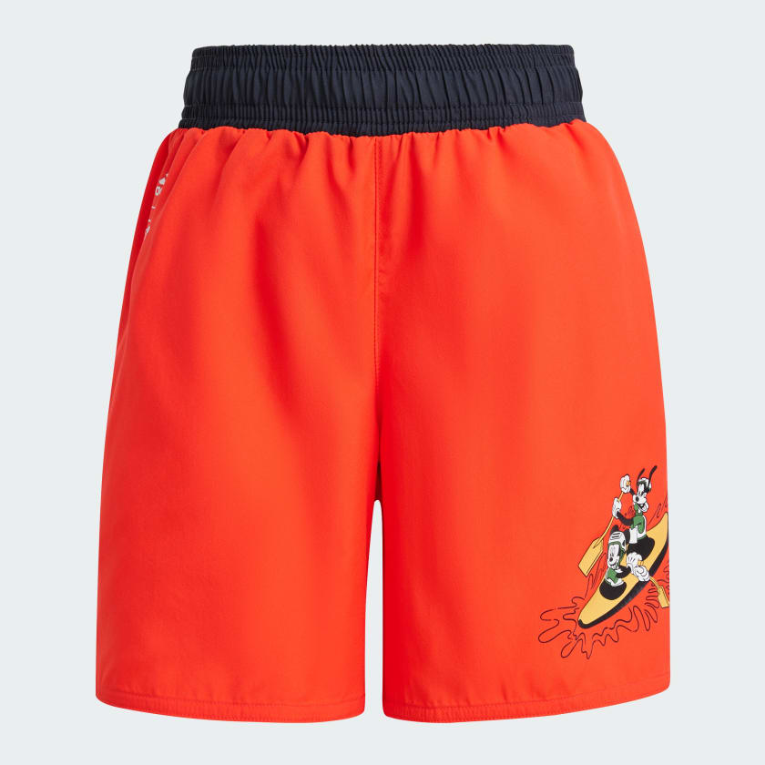 adidas x Disney Mickey and Friends Swim Shorts Orange adidas UK
