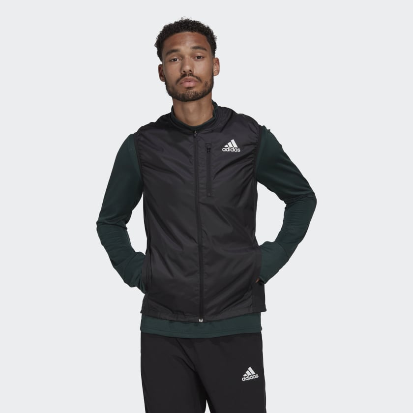 adidas Own the Run Vest - Black, Men's Running