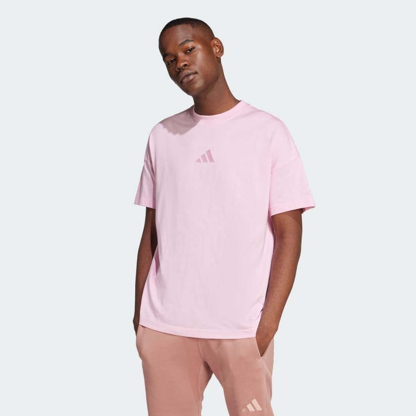 adidas ALL SZN Tee - Pink | Free Shipping with adiClub