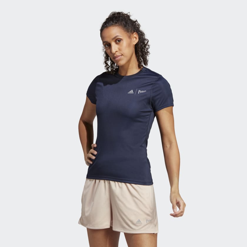 Hertog Dressoir naaimachine adidas x Parley Running Tee - Blue | Women's Running | adidas US