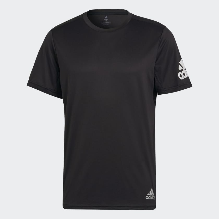 adidas Polera Running Hombre Run It Bos Ls Aeroready negro