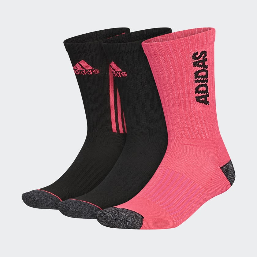 Tiro Cushioned Crew 3 Pairs - Pink | Training | adidas US