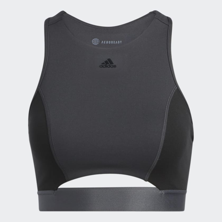 Top Deportivo CoreFlow Soporte Medio Gris adidas adidas Chile