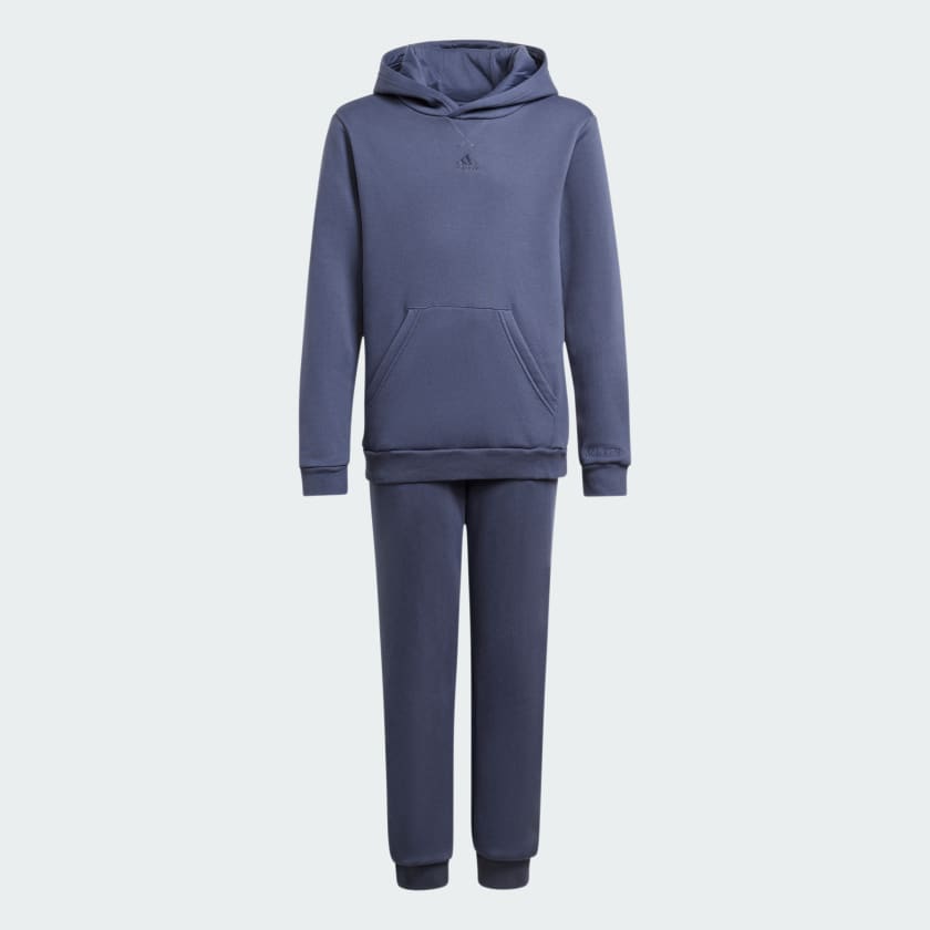 Boys navy adidas 2024 tracksuit