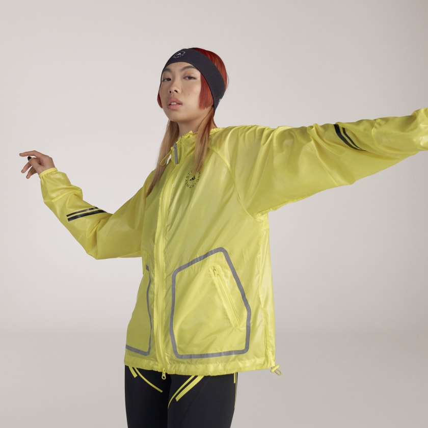 Adidas By Stella McCartney TRUEPACE WOVEN Training Jacket Color Shock  Yellow New
