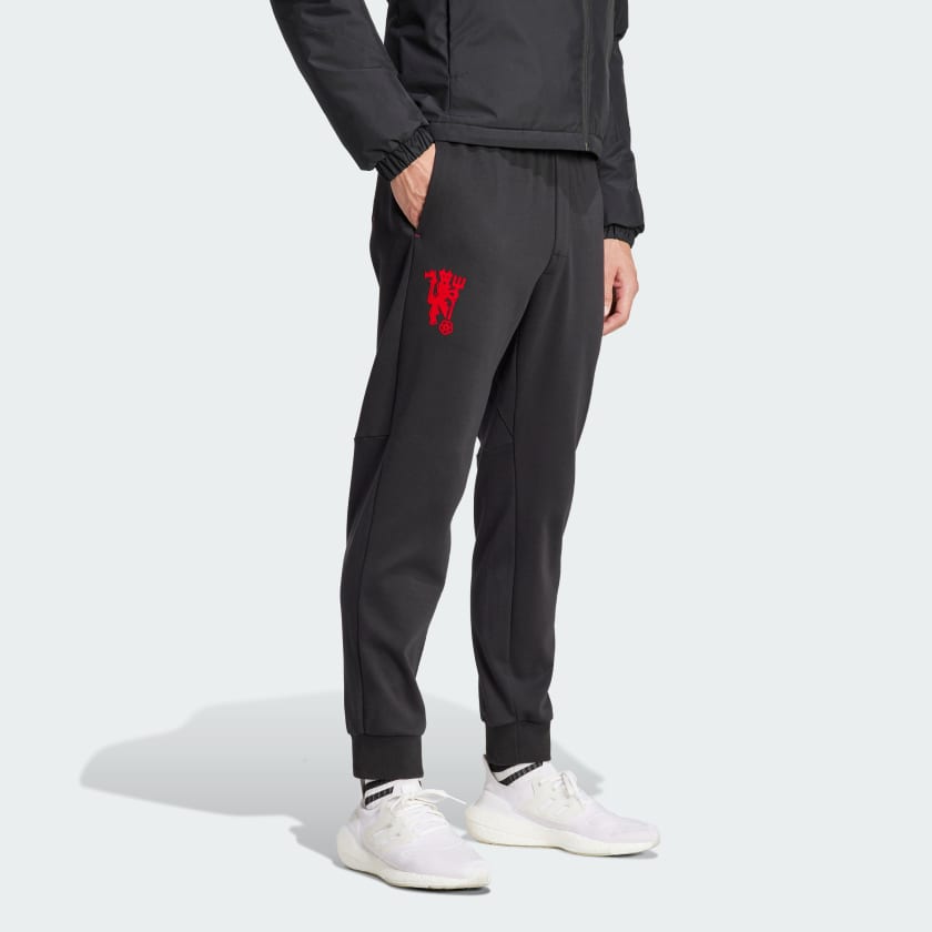 adidas Manchester United Cultural Story Tracksuit Bottoms Black adidas Ireland