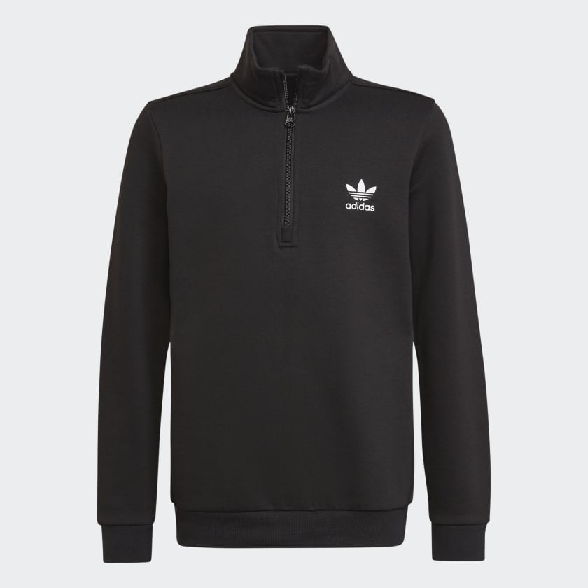 adidas Adicolor Half-Zip Sweatshirt - Black