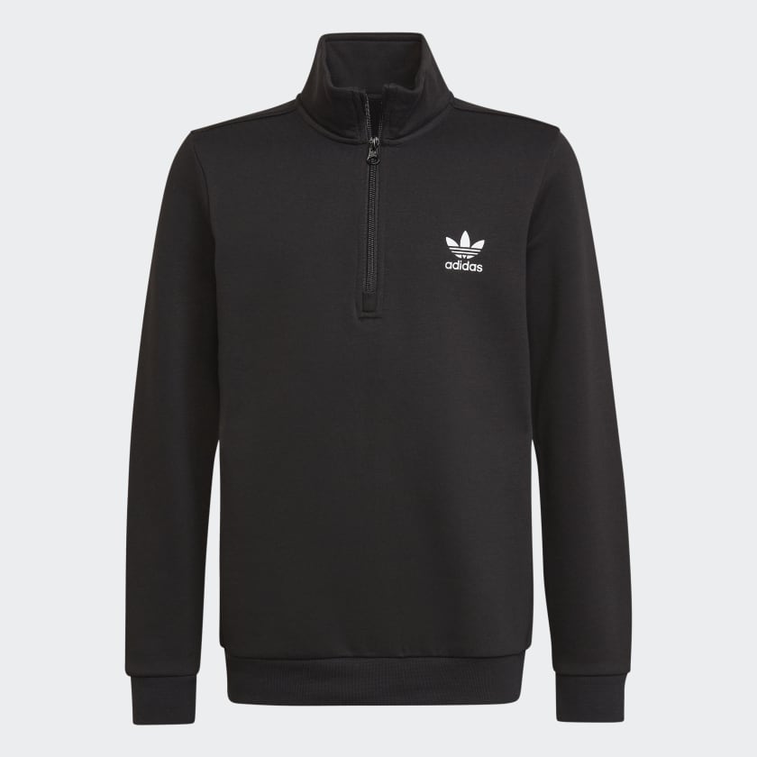Felpa mezza zip adidas store