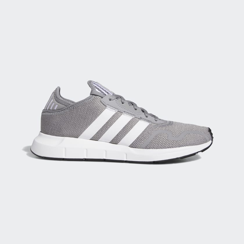 adidas grey swift run x trainers