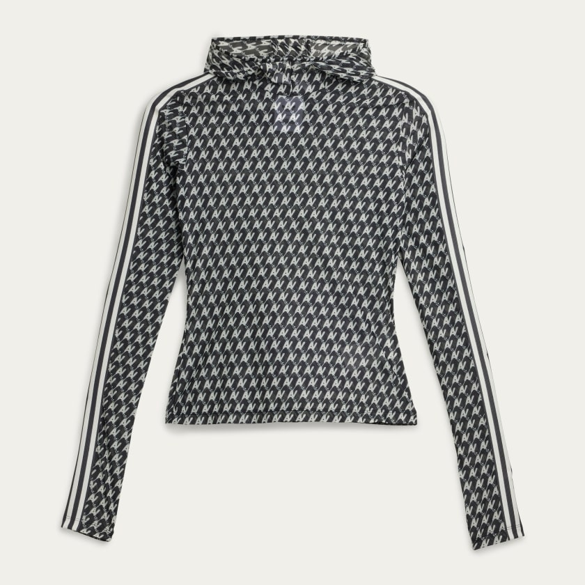 ADIDAS ×Avavav【軽量☆ メッシュ 総柄プリント トップ 】 adidas by Avavav メッシュ 総柄プリント トップ
