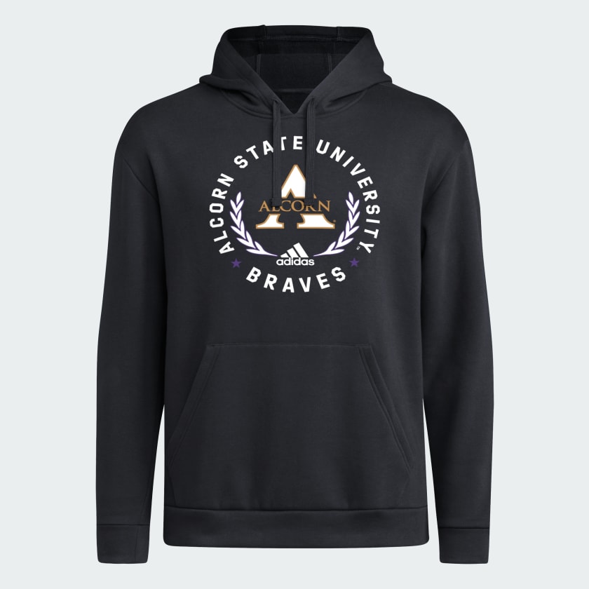 adidas Alcorn State Fleece Hooded Sweatshirt Black Free Shipping with adiClub adidas US