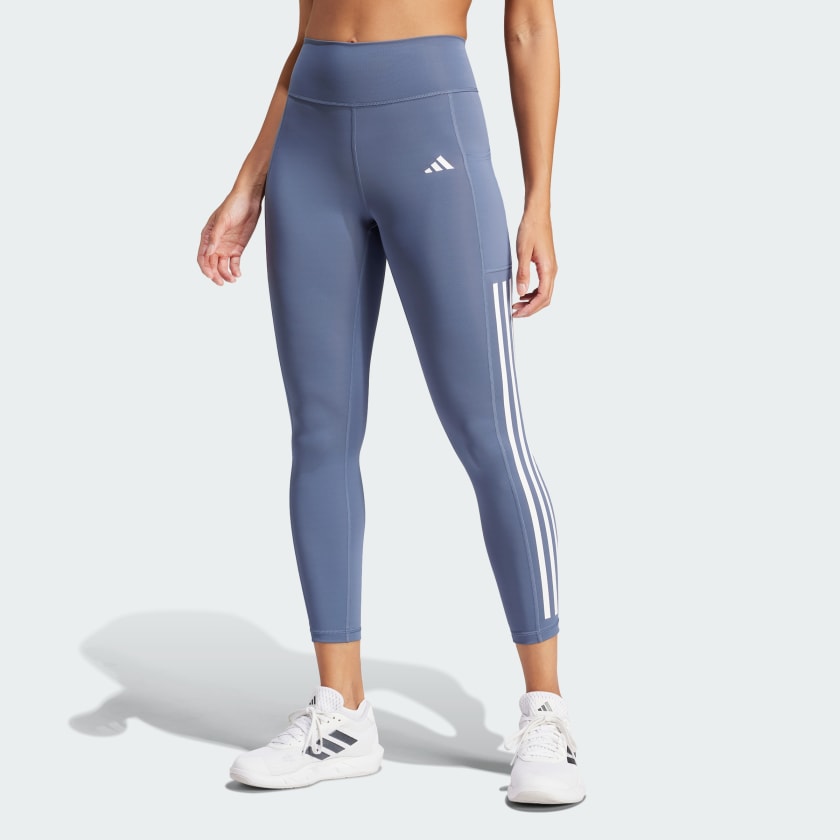 Women's full-length leggings adidas Optime 3 Stripes