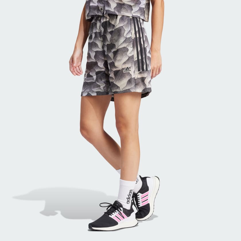 Adidas originals hot sale mesh shorts women's