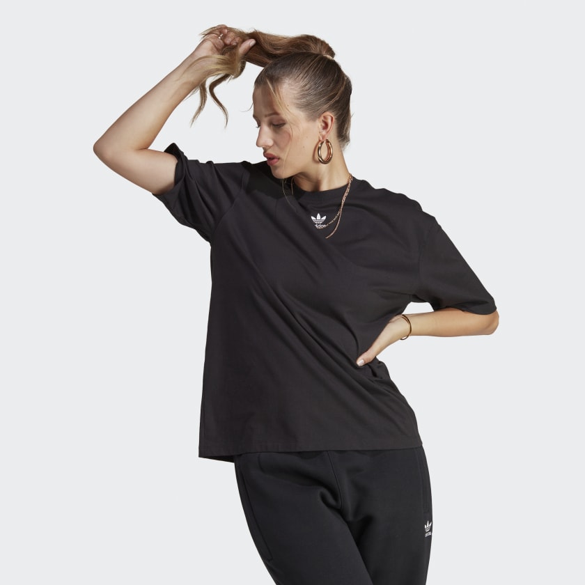 Adicolor Essentials Tee - Black | Women's Lifestyle | adidas CA