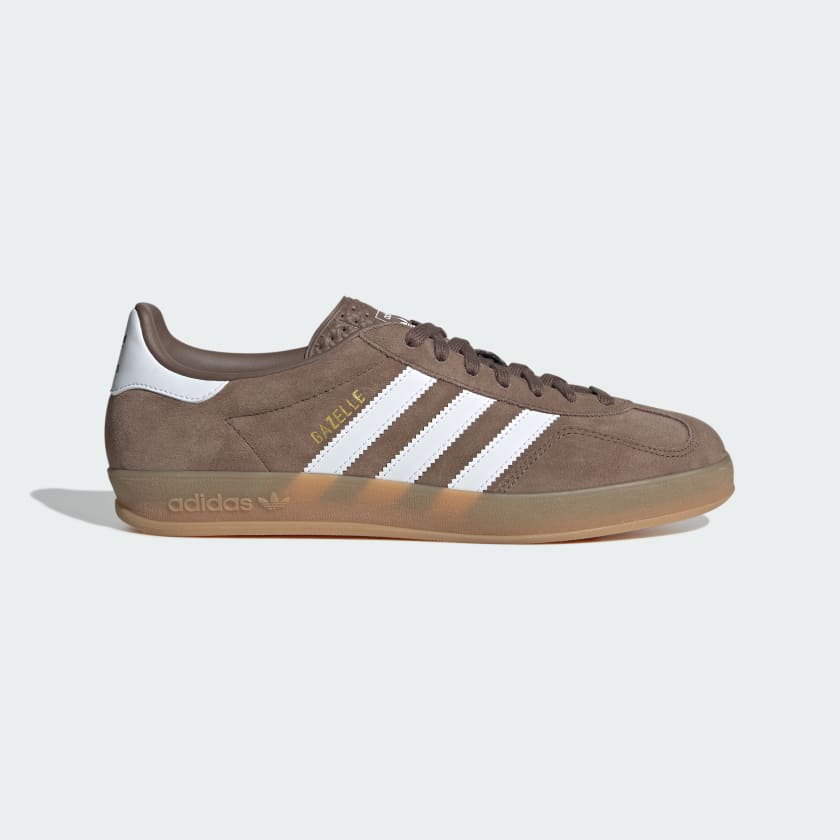 adidas Gazelle Indoor Shoes - Brown | Free Shipping with