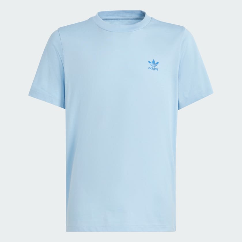 ★adidas★ Lip Stripe Tee Sky Blue JC6167 ADIDAS Mens,FB Nations TEE,Light Blue/Light Blue/Gold MET