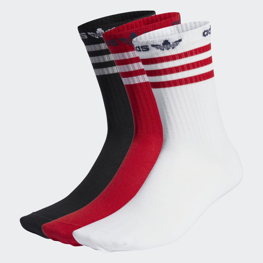 adidas Crew Socks 3 Pairs - Black | Unisex Lifestyle | adidas US