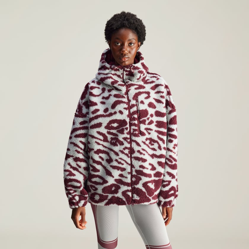 adidas by Stella McCartney ジッパー付きジャカードフリーストップ - グリーン | アディダス ジャパン