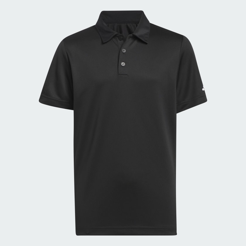 adidas Performance Short Sleeve Polo Shirt Kids - Black | Free Shipping ...