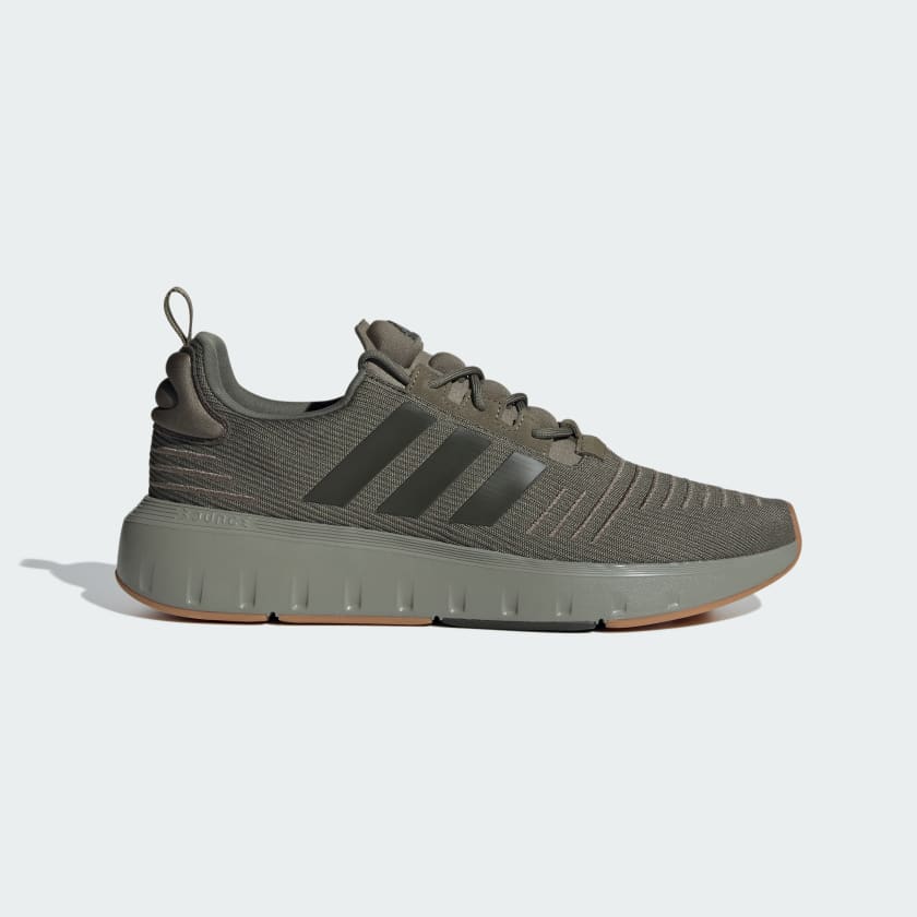 olive green adidas swift run