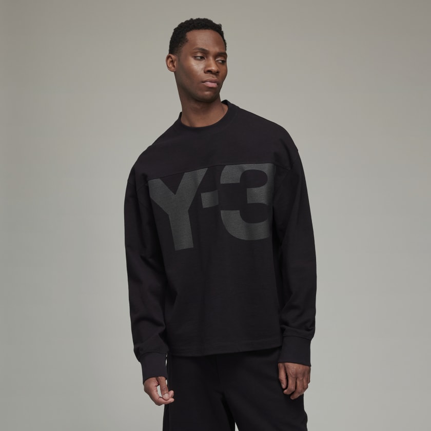 adidas Y-3 Classic Heavy Piqué Crew Sweatshirt - Black | adidas Australia