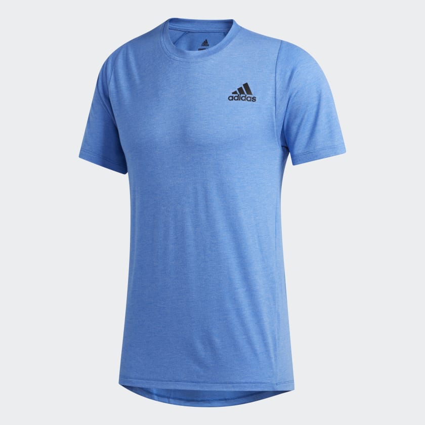 adidas FreeLift Sport Prime Heather Tee Blue adidas Singapore