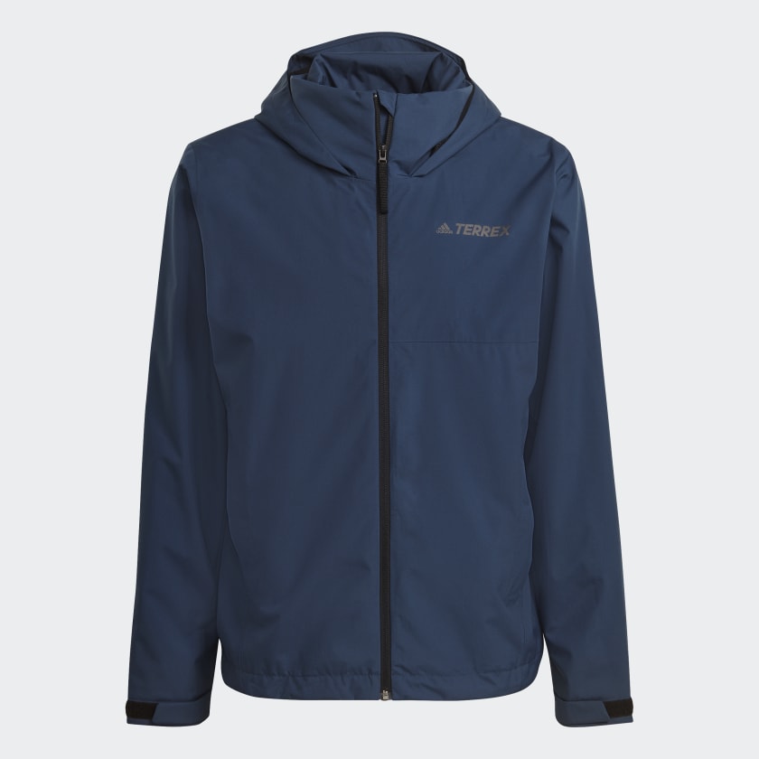 adidas TERREX Jacket RAIN.RDY Two-Layer - | | US Multi adidas Hiking Rain Blue Men\'s