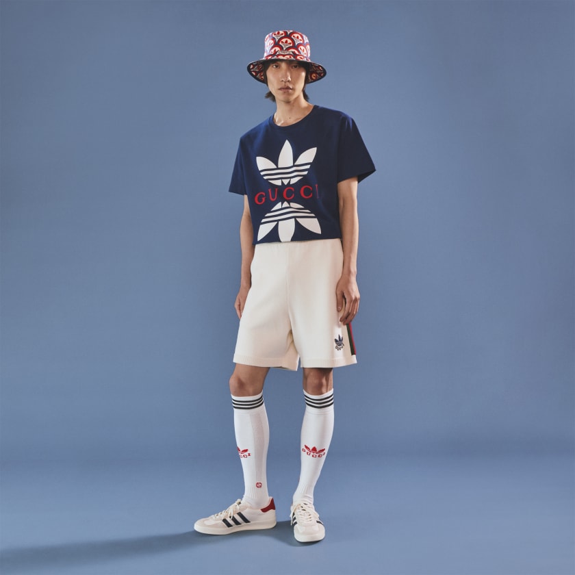 2022年のクリスマス 新品 adidas×GUCCI 別注モデル ロンT ブルー