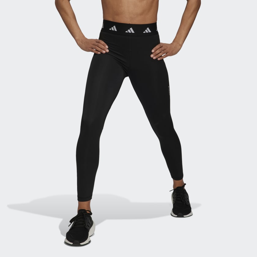 adidas Techfit V-Shaped Elastic 7/8 Big Leggings Black