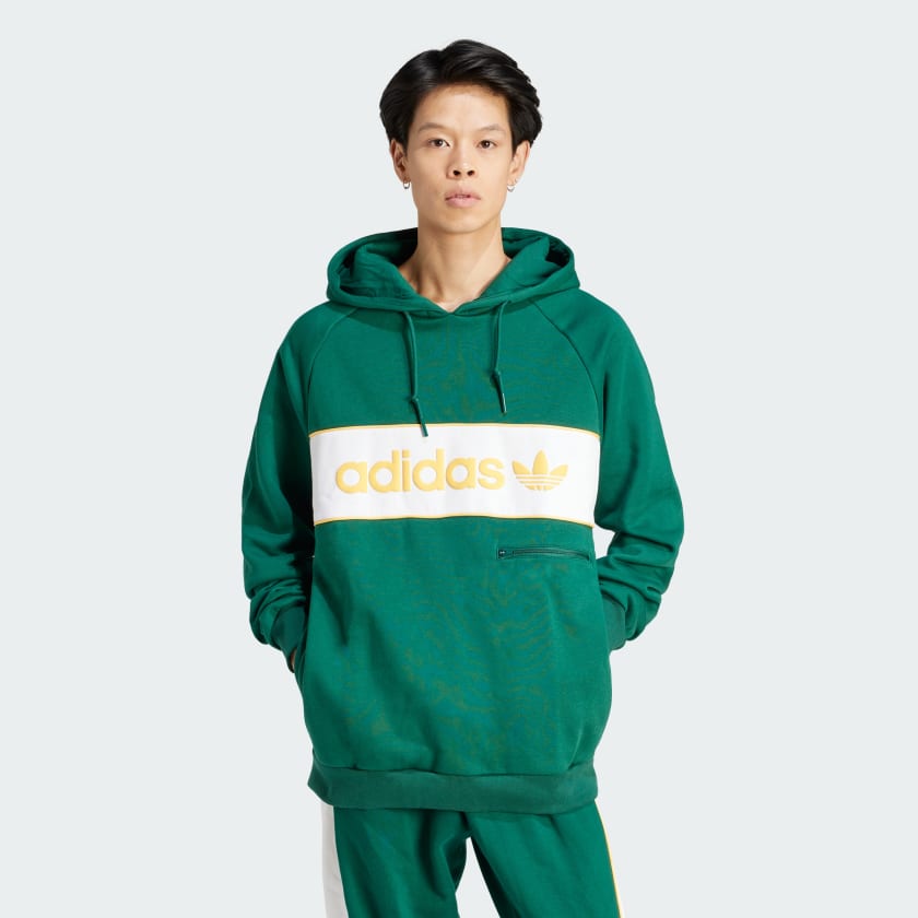 Sudadera con capucha adidas NY Verde adidas adidas Espa a