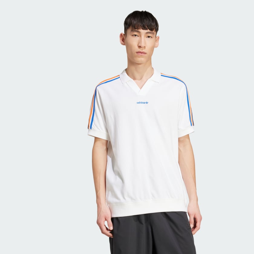 【12月スーパーSALE 15％OFF】 アディダス ポロシャツ - ホワイト | アディダス ジャパン メンズウェア