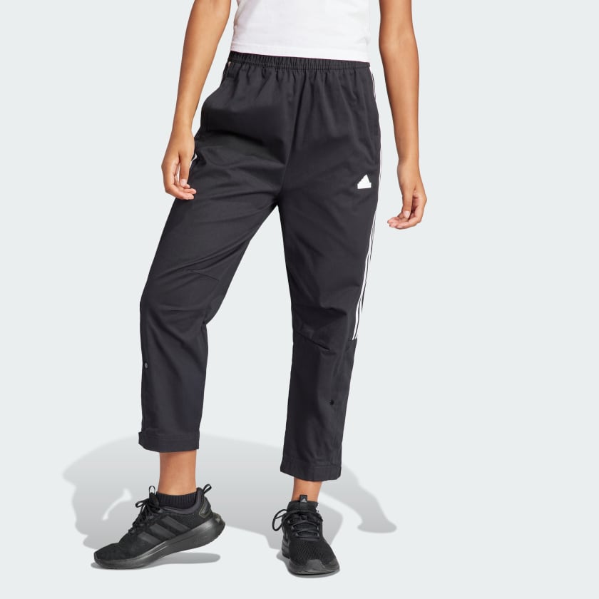 adidas Tiro Woven Loose 7/8 Pants - Black, Women's Lifestyle