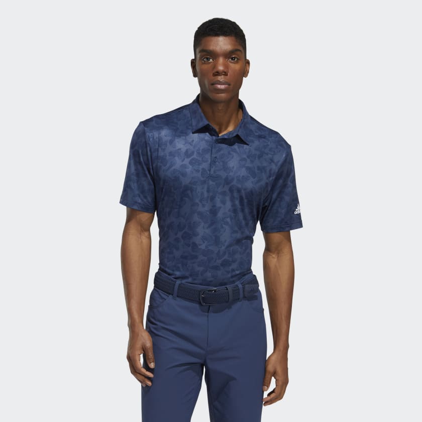 adidas Prisma-Print Polo Shirt - Blue | Men's Golf | adidas US