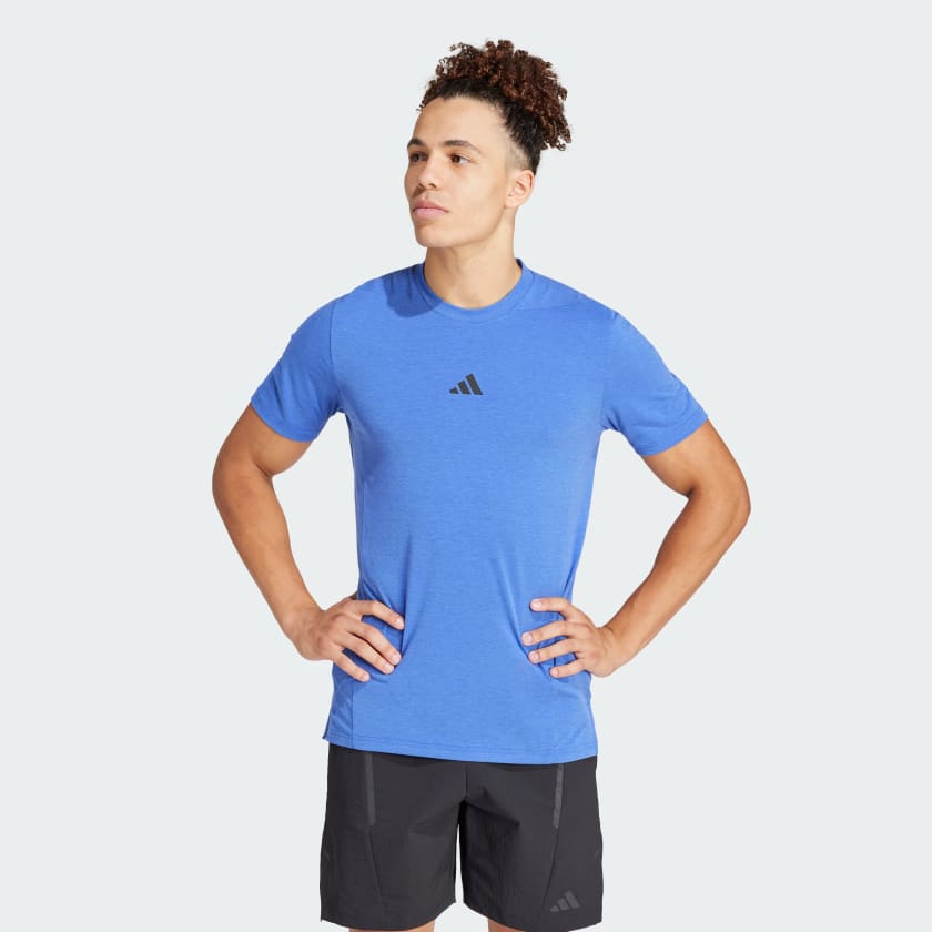 adidas Designed for Training Workout T Shirt Blau adidas Deutschland