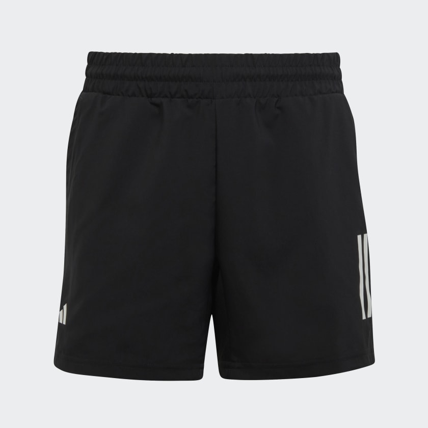 🎾 adidas Club Tennis 3-Stripes Shorts - Black, Kids' Tennis