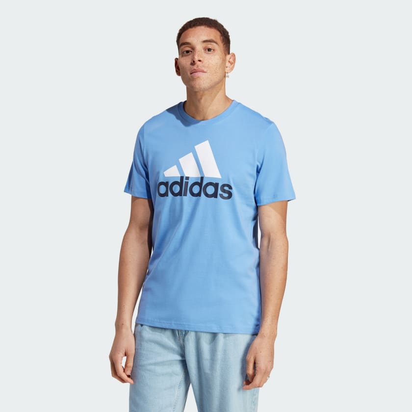 Camiseta de Hombre Azul Marca ADIDAS - Credichips