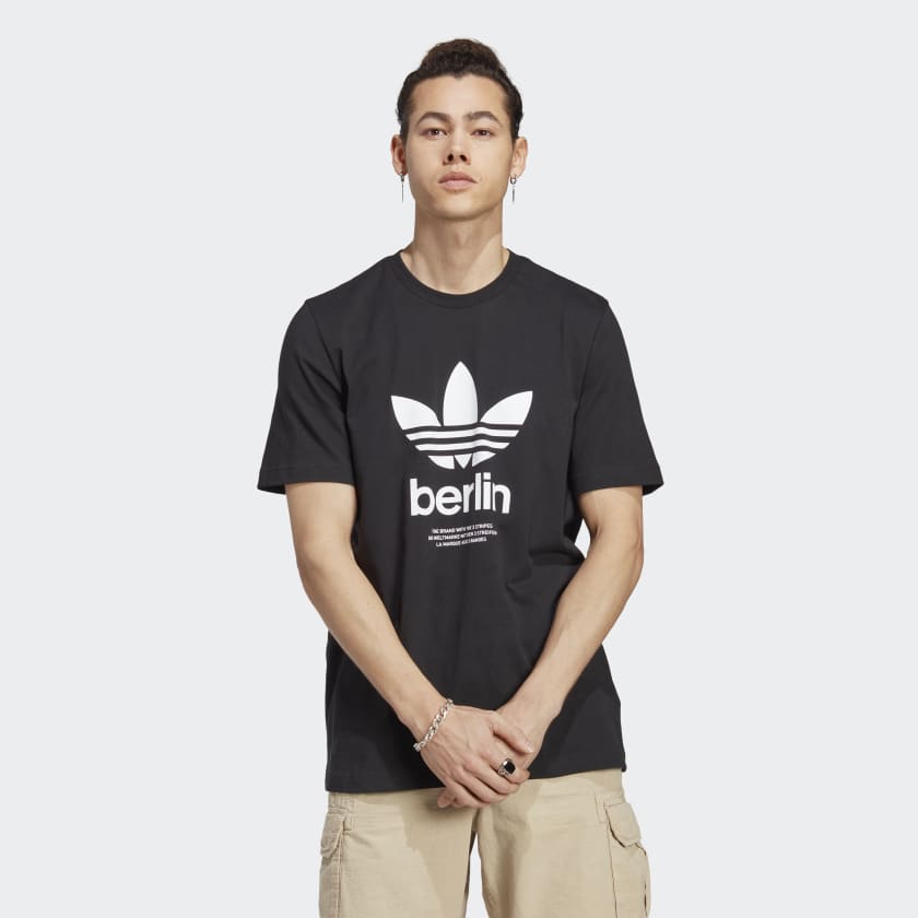 Reconocimiento envidia Bombardeo Camiseta Icone Berlin City Originals - Negro adidas | adidas España